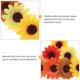thumbnail image 5 of EeaseMX 7 piezas de decoración navideña de girasoles de simulación, adornos de girasoles vívidos, 5 of 7