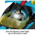 thumbnail image 4 of Imaginext DC Super Friends Bat-Tech Racing Batmobile Batman Toy, 4 of 7