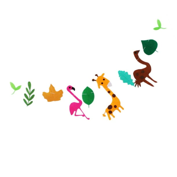 Lindo Animal Bunting Banner Cumpleaños Baby Shower kids children room Decoración De Navidad