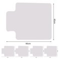 thumbnail image 4 of YAOMOBB Easy To Clean Mat Waterproof Transparent PVC Chair Mat for Eco Friendly Floor Protection at Home, 4 of 7