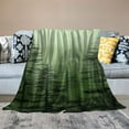 thumbnail image 2 of Chilfamy Trees Fog Environmental Art Print Throw Blanket Lightweight Soft Blanket 100% Anti-Pilling Flannel Blanket for Bed Sofa Travel Gift, 3 Size Options 50x60in, 2 of 6