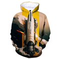 thumbnail image 3 of Sudadera con capucha con estampado 3D de transbordador espacial para hombre y mujer, sudadera con gráficos de cohetes, jersey de manga larga, sudaderas con capucha para primavera y otoño para niños, 3 of 5