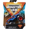 thumbnail image 1 of Monster Jam , Camión Monstruo Superman Oficial, Vehículo Fundido a Presión, Serie de Héroes y Villanos, Escala 1:64, 1 of 4