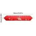 thumbnail image 3 of LSLJS Christmas Holiday Decoration Table Runner Seasonals Winter Red Kitchen Table Decoration Suitable for Restaurant Party Decoration Dirtproof Table Runner Christmas Decorations, 3 of 6