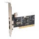 thumbnail image 2 of 3 Port IEEE 1394 Firewire Card PCI Firewire Adapter IEEE 1394 PCI Controller Card for Desktop PC, 2 of 8