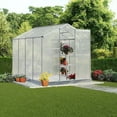 thumbnail image 5 of Polycarbonate Greenhouse,6'x 8' Heavy Duty Walk-in Plant Garden Greenhouse for Backyard/Outdoor, 5 of 6