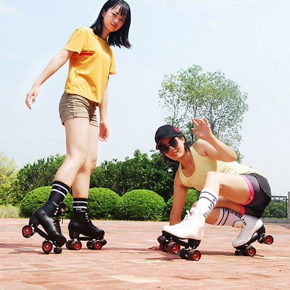 GOOHOCHY 2pcs Adjustable Roller Skates Toe Stops Round Rubber Brake Block Stoppers Toe Plugs for Quad Skates Skating Accessories for Women Men