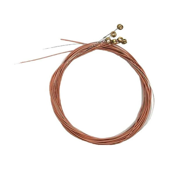 tredstone Corde de Guitare Acier Antirouille Folk Installation Facile Design Simple Cordes Acoustiques Laiton Cadeau Mignon Outils de Remplacement Accords Cuivre