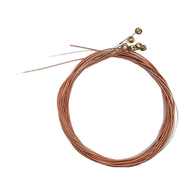 serony Guitar String Steel Rust-proof Folk Easily Install Simple Design Acoustic Strings Brass Sweet Gift Replaced Tools Chords Copper