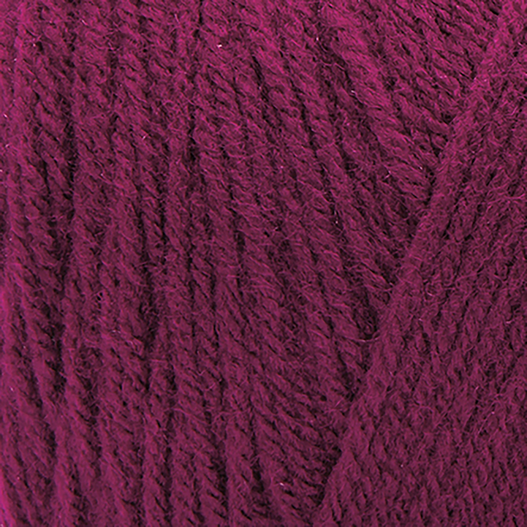 Red Heart® Super Saver® #4 Worsted Acrylic Yarn, Mulberry 7oz/198g 364yd (3Pk)