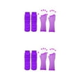 thumbnail image 3 of Qarigey Conjunto de guantes de rejilla Adorno de vestir elegante Estilo simple Traje de mujer Guantes largos Adornos de mano Suministros para Type6 NO6, 3 of 6
