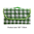 thumbnail image 5 of Colchoneta plegable para picnic, impermeable, tela Oxford, almohadilla para acampar en la playa (rosa 150x200cm), 5 of 5