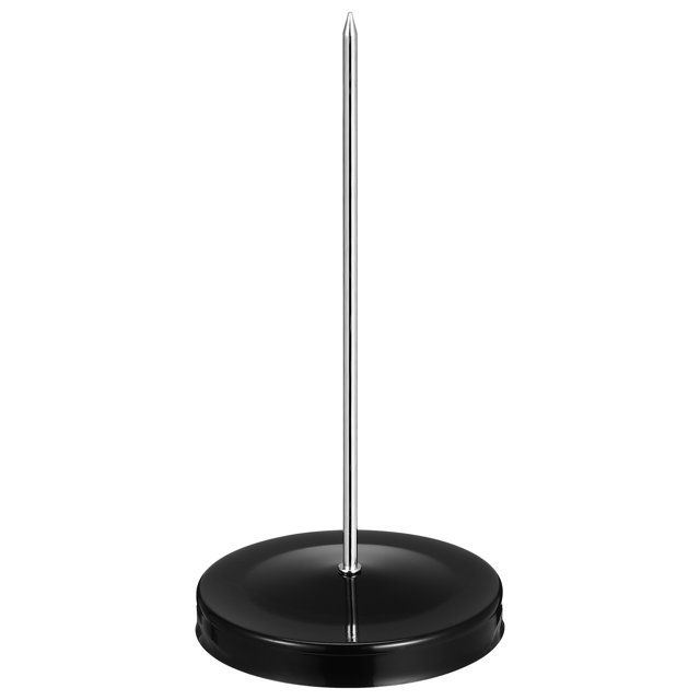 Miangastore 1PC Desk Straight Rod Check Spindle Holder Anti-Corrosive Bill Holder with Round Base for Restaurant Kitchen Office Hotel