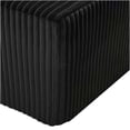 thumbnail image 6 of JERFIT 2-Seater Corduroy Loveseat Sofa Couch, No Assembly Required Compressed Upholstered Chaise, Black, 6 of 7