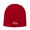 Red, variant on NASA Logo Embroidered Short Beanie - Red OSFM