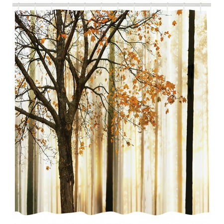 Fall Trees Shower Curtain Extra Long 84 Inch Walmart Com