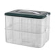 thumbnail image 1 of Compartimento organizador de almacenamiento de bloques de construcción Caja organizadora de juguetes para almacenamiento de construcción doble capa, 1 of 9