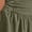 Army Green, variant on Women's Deep V Neck Halter Top Cowl Neck Metal Ring Cutout Sleeveless Backless Party Clubwear Tops Black XS