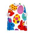 thumbnail image 5 of Womens Oversized Sweatshirt Easter Cute Fun Print Long Sleeve Comfort Casual Pullover Plus Size Sweatshirts for Women Colorful L, 5 of 5
