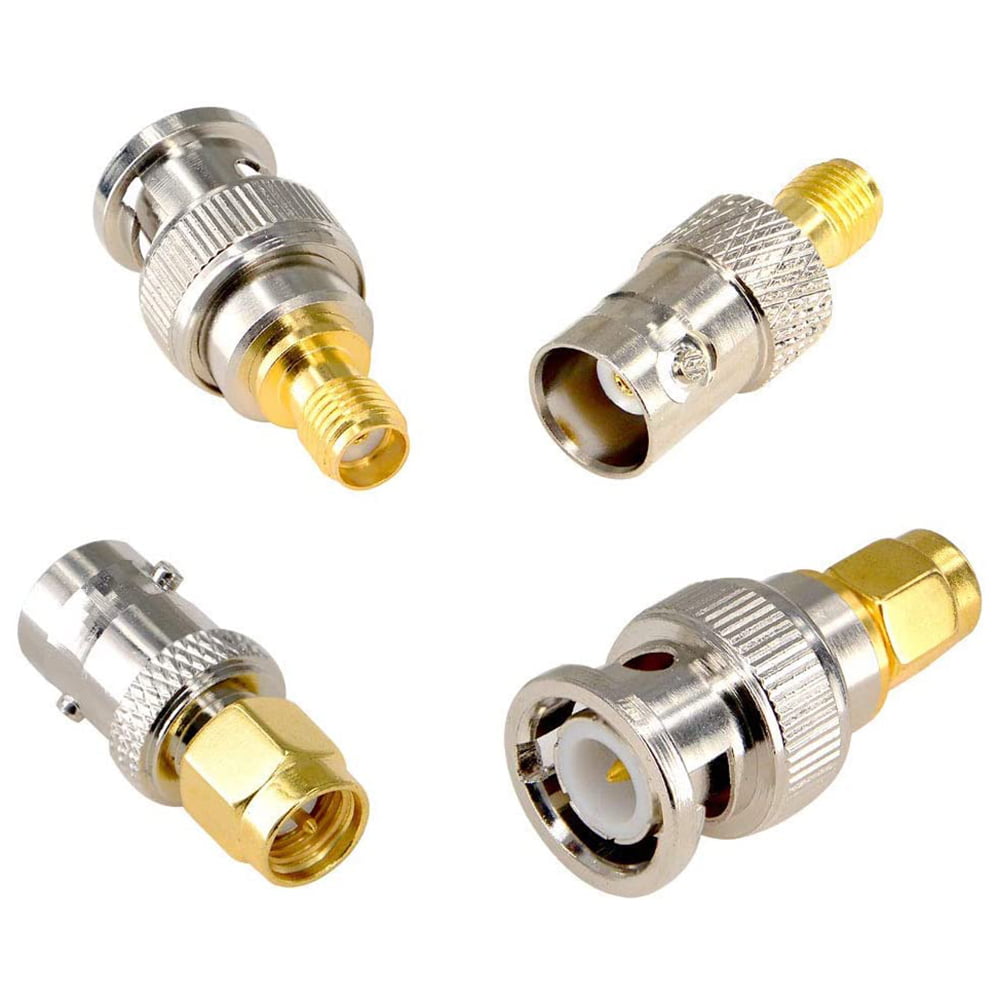 SMA Male to BNC Female Connector Adapter for Two Way Ham Amateur Mobile Radio 
