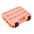 thumbnail image 4 of Double Side Tool Organizer Clear Screw Organizer for Electrician Screw Bolts naranja, 4 of 8