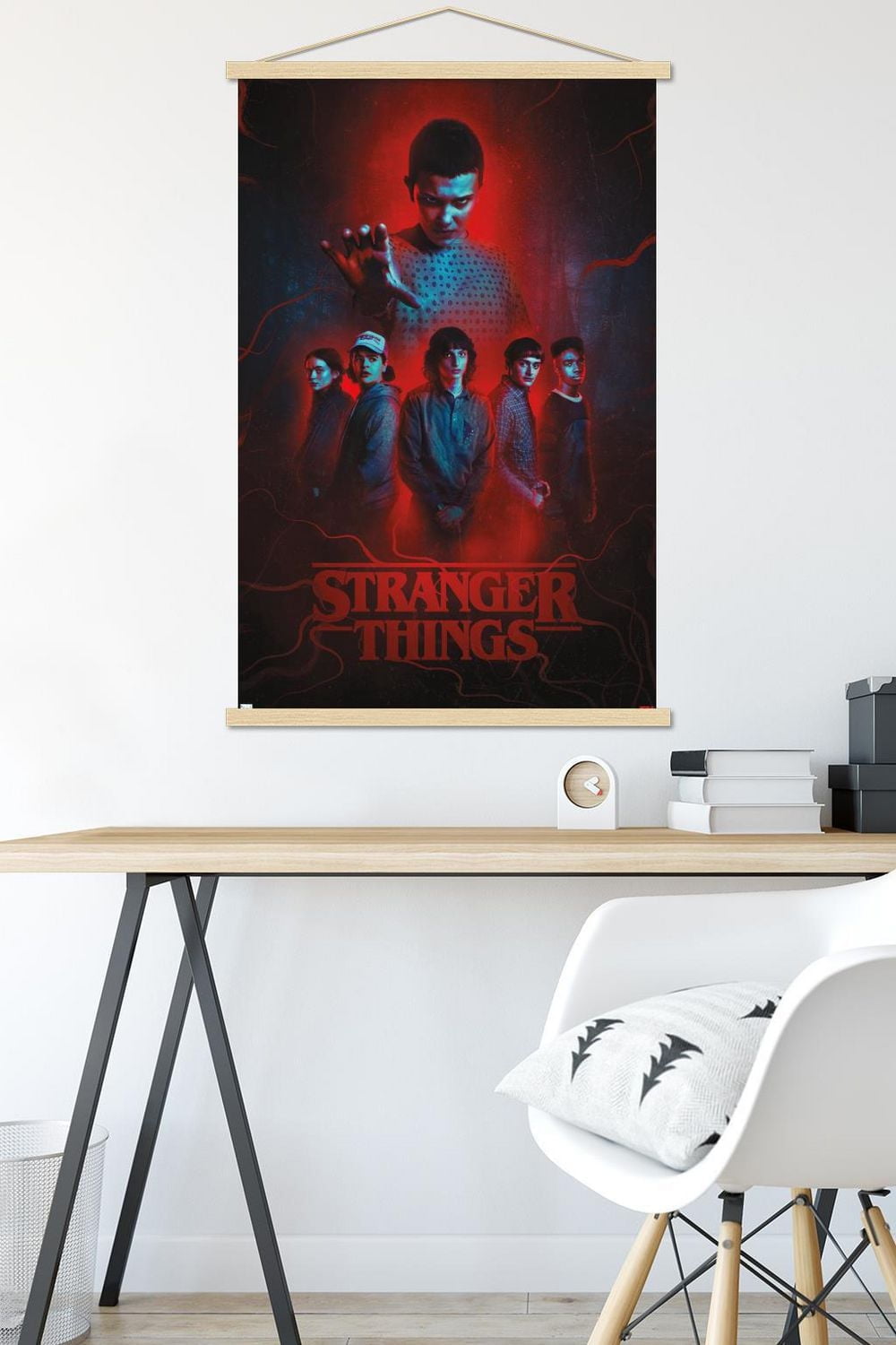 Netflix Stranger Things: Season 4 - Group Wall Poster with Magnetic Frame