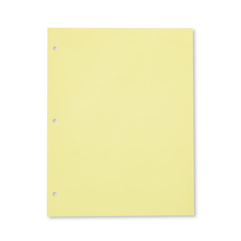 Pen+Gear Insertable Divider 5-Tab Paper, Buff Color Body, Clear