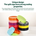 thumbnail image 3 of Mason 1Pcs WIDE Mouth Mason Jar Lid with Sealing Ring Durable PP Storage Caps for 2.7in Glass Mason Jar Canning Jars Waterproof Leakproof Replacement Lid, 3 of 7