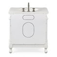 thumbnail image 5 of 32" Benton Collection Fiesta Antique Victorian Classic Style White Bathroom Vanity CF-2873W-AW, 5 of 5