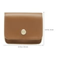 thumbnail image 5 of DINHEAROM 1Pcs Electronic Accessories Bag 9.5x3.1in in Light Brown for Travel and Everyday Use, 5 of 8