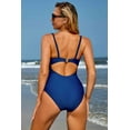 thumbnail image 5 of Alove Shoulder Straps Deep V Collar Bathing Suit One Piece Swimsuit Women Sexy Monokini Swimwear S-XL, 5 of 7