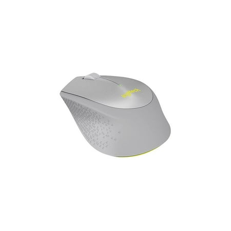 UPC: 0097855124081 | Logitech M330 SILENT PLUS 910-004908 Grey / Yellow 3 Buttons 1 x Wheel RF RF Wireless Optical 1000 dpi Mouse