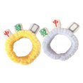 thumbnail image 1 of 2 Mahjong Makeup SPA Headband Soft Flannel Plush Wash Women Zulema Banda para la cabeza, 1 of 8