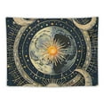 thumbnail image 5 of Shiartex  Vertical Sun and Moon Tapestry -  Aesthetic Wall Hanging for Bedroom Decor - Mystical Tapestries with Psychedelic Sun and Star Design  40x30inch, 5 of 6