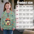 thumbnail image 7 of Uorisanigo Girls Half Zip Pullover Sweatshirt Oversized Athletic Tops Mushroom Frog Long Sleeve Pullover Top Kids Quarter Zipper Cropped Sweatshirt for Sports and Daily Wear, 7 of 7