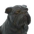 thumbnail image 6 of 10" x 11" Brown Polystone Distressed Sitting Bulldog Sculpture, by DecMode, 6 of 16