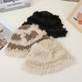thumbnail image 3 of SikaFu Autumn And Winter Warm Hat Hand -Thickened Big Head Circumference Baotou's Wind -Proof Ear Protection Ear Protector Fisherman Hat Cover Face Shows A Small Hat Woman, 3 of 8