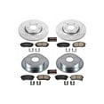thumbnail image 3 of PowerStop Front and Rear Z23 Evolution Sport Carbon-Fiber Ceramic Brake Pad and Drilled & Slotted Rotor Kit Fits: KIA Select Models K6511, 3 of 10