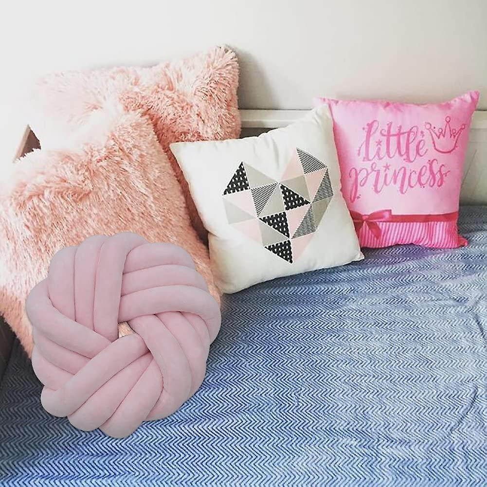 Hhhc Throw Pillow Cushion Plush Decorative Cushion Pink