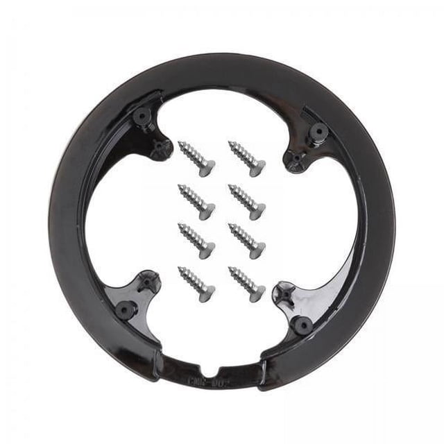 Protector De Plato De Bicicleta 4x42~44T Con Tornillos Para Accesorio De Cubierta De Anillo De Rueda Negro