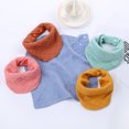 thumbnail image 3 of Baberos de algodón de 4 capas para bebé, absorbentes, transpirables y suaves para niñas y niños XianweiShao 9024715121813, 3 of 5