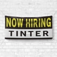 thumbnail image 4 of Now Hiring Tinter 13 oz Heavy Duty Vinyl Banner Window Tinter Jobs Available Paint Color Tinter Help Wanted Sign for Business Indoor/Outdoor Single-Sided with Metal Grommets (4x6 ft, Bk & Wh & Ye), 4 of 6