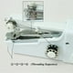 Mini Machine à Coudre Électrique à Main Bricolage Machine à Coudre, Blanc – image 2 sur 4