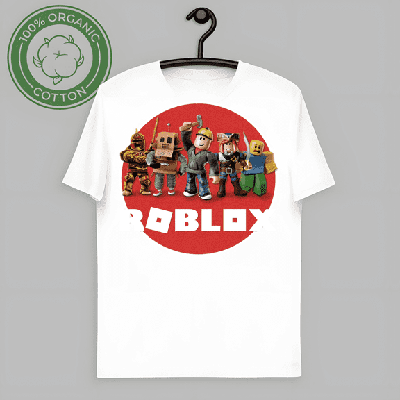 VINTAGE New roblox all characters roblox Logo T-SHIRT, for men & women,White Color,Size XL