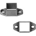 thumbnail image 3 of Qucyy 20 Pack 1-1/4 x 1-1/4 inch Square Post Flange Base, Aluminum Floor Mount Anchor Post Base, Deck Railing Bracket, Post Fence or Deck Mount Post Fitting, 3 of 4