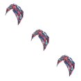 thumbnail image 3 of Minnieouse Bohemian Styles Turbantes para mujer Diseño elástico Headwrap Pre-Tied Cap Skullcap plisado Sombreros de moda Swirly Headcover fan rojo azul Type2 NO2 Minnieouse CBP206582, 3 of 6