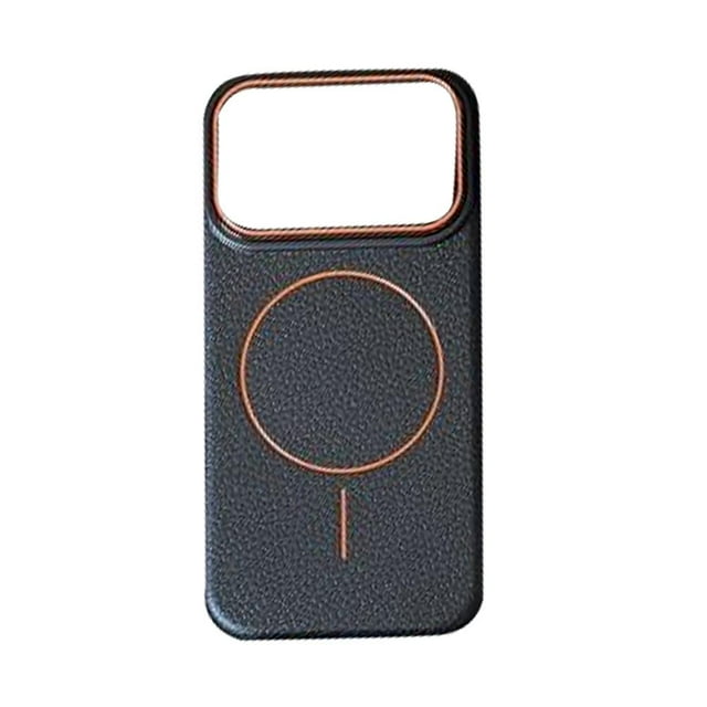 Pour iphone 17 Promax Étui de Téléphone Motif Litchi Magnétique