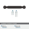 thumbnail image 4 of Amerock Cowrie 3-3/4 inch (96mm) Center-to-Center Oil-Rubbed Bronze Cabinet Pull, 4 of 6