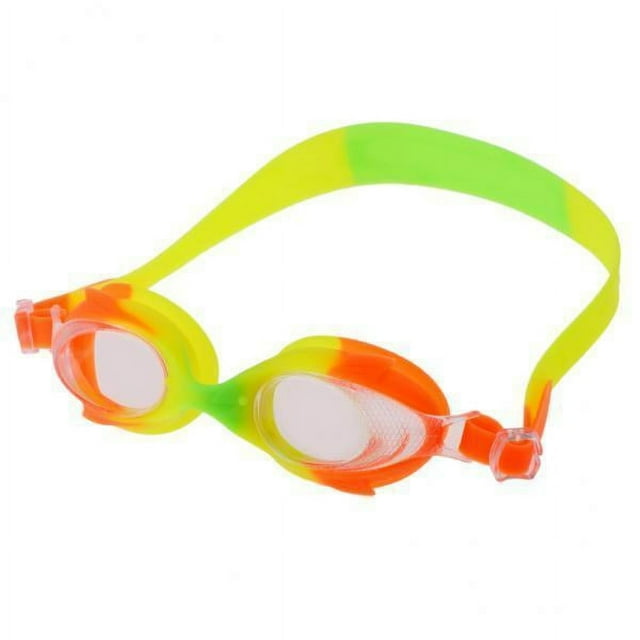 Gafas de Natación Antivaho Strade Fareast Limited para Niños 4 Piezas Color Amarillo Naranja