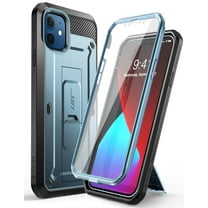 SUPCASE Unicorn Beetle Pro Series Designed Apple iPhone 12 Mini Case 5.4 Inch (2020 Release), Built-in Screen Protector Full-Body Rugged Holster Case for iPhone 12 Mini (Cerulean)